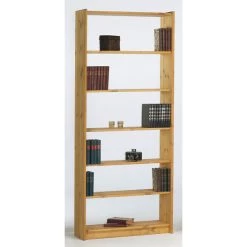 Rabatt 👍 Steens Furniture A/S Steens - Axel Bücherregal 5 Böden - Material: Kiefer - Verarbeitung: Gelaugt-Geölt - H X B X T - 205 X 85 X 30 Cm 🧨