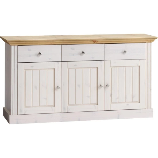 Budget 💯 Steens Furniture A/S Sideboard - Monaco 025/288, 3 Schubladen Und 3 Türen, Kiefer Massiv, Weiss/Gelaugt; 3170250288001F 😉 14 Budget 💯 Steens Furniture A/S Sideboard - Monaco 025/288, 3 Schubladen Und 3 Türen, Kiefer Massiv, Weiss/Gelaugt; 3170250288001F 😉 – Bild 12
