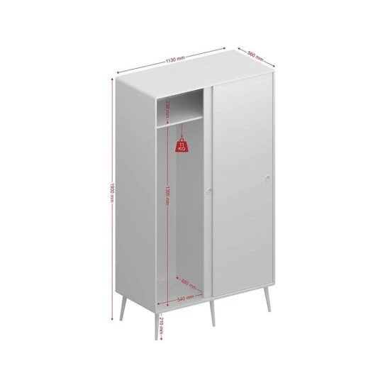 Beste Bewertungen von 🧨 Steens Furniture A/S Soft Line Garderobenschrank Mit 2 Türen Grau ⌛ 6 Beste Bewertungen von 🧨 Steens Furniture A/S Soft Line Garderobenschrank Mit 2 Türen Grau ⌛ – Bild 4