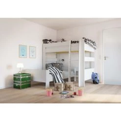 Bester Verkauf ✨ Steens Furniture A/S Memphis Hochbett 90x190 Cm Reinweiß 🎉 -Steens Furniture A/S Verkäufe unnamed file 1051