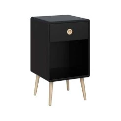 Am billigsten ❤️ Steens Furniture A/S Soft Line Nachttisch Schwarz ✔️