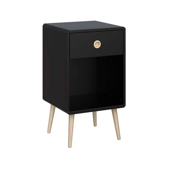 Am billigsten ❤️ Steens Furniture A/S Soft Line Nachttisch Schwarz ✔️ 3 Am billigsten ❤️ Steens Furniture A/S Soft Line Nachttisch Schwarz ✔️