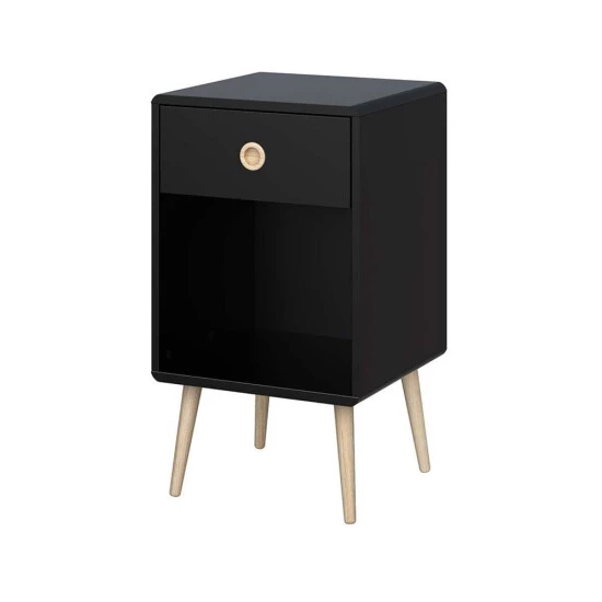 Am billigsten ❤️ Steens Furniture A/S Soft Line Nachttisch Schwarz ✔️ 5 Am billigsten ❤️ Steens Furniture A/S Soft Line Nachttisch Schwarz ✔️ – Bild 3