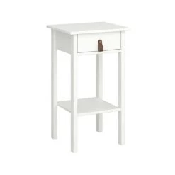 Billig ❤️ Steens Furniture A/S Tromsö Nachttisch Mit 1 Schublade Weiß / Braun 🤩