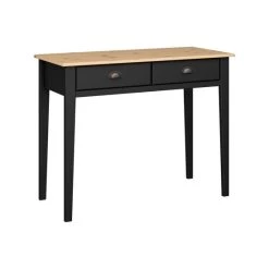 Neu 😀 Steens Furniture A/S Nola Beistelltisch 95x45 Cm Mit 2 Schubladen Kolonial / Gelaugt Lackiert 🧨