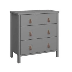 Beste Bewertungen von ⭐ Steens Furniture A/S Tromsö Kommode Mit 3 Schubladen Grau / Braun 💯