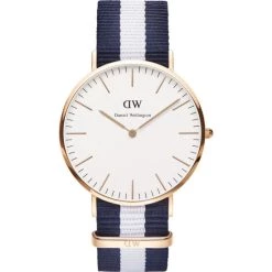 Budget 👏 Daniel Wellington Uhr - Herrenuhr Glasgow Rose Gold - 0104DW 🎉