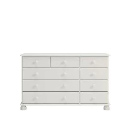 Angebote 🎉 Steens Furniture A/S Steens - Richmond Kommode 3+2+4 Schubladen - Material: MDF - Verarbeitung: Weiss - H X B X T - 74 X 121 X 38 Cm; 3022170050000F 🛒