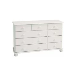 Angebote 🎉 Steens Furniture A/S Steens - Richmond Kommode 3+2+4 Schubladen - Material: MDF - Verarbeitung: Weiss - H X B X T - 74 X 121 X 38 Cm; 3022170050000F 🛒 -Steens Furniture A/S Verkäufe unnamed file 134