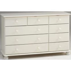 Angebote 🎉 Steens Furniture A/S Steens - Richmond Kommode 3+2+4 Schubladen - Material: MDF - Verarbeitung: Weiss - H X B X T - 74 X 121 X 38 Cm; 3022170050000F 🛒 -Steens Furniture A/S Verkäufe unnamed file 140