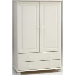 Besorgen 🔔 Steens Furniture A/S Steens - Richmond Kleiderschrank 2 Türen Und 2 Schubladen - Material: MDF - Verarbeitung: Weiss - H X B X T - 137 X 88 X 47 Cm; 3022220050000F 🎁 -Steens Furniture A/S Verkäufe unnamed file 144