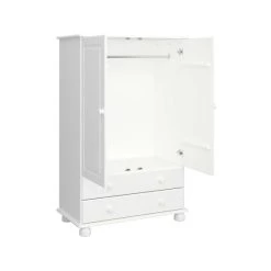 Besorgen 🔔 Steens Furniture A/S Steens - Richmond Kleiderschrank 2 Türen Und 2 Schubladen - Material: MDF - Verarbeitung: Weiss - H X B X T - 137 X 88 X 47 Cm; 3022220050000F 🎁 -Steens Furniture A/S Verkäufe unnamed file 147