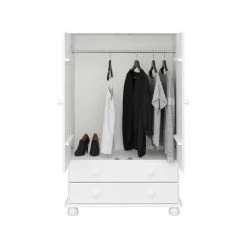 Besorgen 🔔 Steens Furniture A/S Steens - Richmond Kleiderschrank 2 Türen Und 2 Schubladen - Material: MDF - Verarbeitung: Weiss - H X B X T - 137 X 88 X 47 Cm; 3022220050000F 🎁 -Steens Furniture A/S Verkäufe unnamed file 149