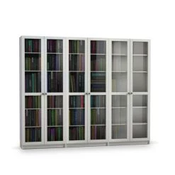 Blitzangebot ✔️ Steens Furniture A/S Wohnwand Weiß 3 Teilige Vitrine Steens Anette 🎁