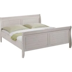 Aktion 🔥 Steens Furniture A/S Steens - Monaco Bett 180 X 200 Cm - Material: Kiefer - Verarbeitung: Weiss Lasiert- H X B X T - 100 X 185 X 214 Cm ⌛