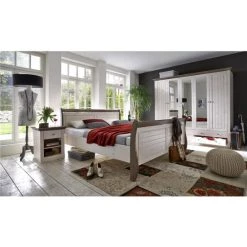 Aktion 🔥 Steens Furniture A/S Steens - Monaco Bett 180 X 200 Cm - Material: Kiefer - Verarbeitung: Weiss Lasiert- H X B X T - 100 X 185 X 214 Cm ⌛ -Steens Furniture A/S Verkäufe unnamed file 176