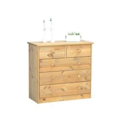 Budget ⭐ Steens Furniture A/S Steens - Mario Kommode 2+3 Schubladen - Material: Kiefer - Verarbeitung: Natur-Lackiert - H X B X T - 73 X 78 X 35 Cm 🤩 -Steens Furniture A/S Verkäufe unnamed file 18