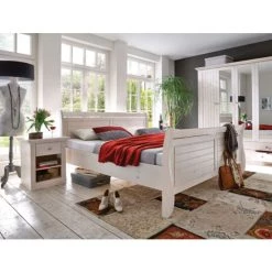 Aktion 🔥 Steens Furniture A/S Steens - Monaco Bett 180 X 200 Cm - Material: Kiefer - Verarbeitung: Weiss Lasiert- H X B X T - 100 X 185 X 214 Cm ⌛ -Steens Furniture A/S Verkäufe unnamed file 181