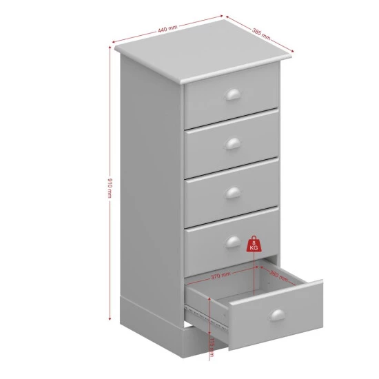 Beste Bewertungen von 💯 Steens Furniture A/S Steens Nola Kommode Mit 5 Schubladen, Weiß ⭐ 12 Beste Bewertungen von 💯 Steens Furniture A/S Steens Nola Kommode Mit 5 Schubladen, Weiß ⭐ – Bild 10
