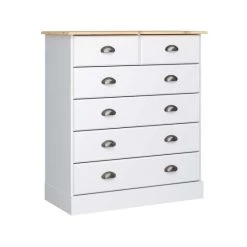 Billig 🎉 Steens Furniture A/S Steens Nola Kommode Mit 6 Schubladen, Weiß 😉