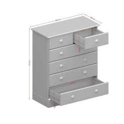 Billig 🎉 Steens Furniture A/S Steens Nola Kommode Mit 6 Schubladen, Weiß 😉 -Steens Furniture A/S Verkäufe unnamed file 200