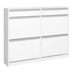 Top 10 🌟 Steens Furniture A/S Skyline Schuhschrank Mit 2 Schubladen 4 Klappen Weiß 🌟