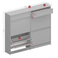 Top 10 🌟 Steens Furniture A/S Skyline Schuhschrank Mit 2 Schubladen 4 Klappen Weiß 🌟 -Steens Furniture A/S Verkäufe unnamed file 231