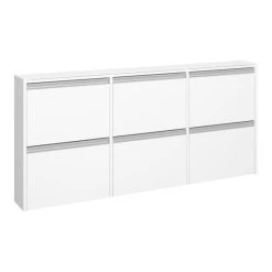 Bestpreis 🥰 Steens Furniture A/S Skyline Schuhschrank Mit 6 Klappen Weiss 👍