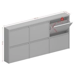 Bestpreis 🥰 Steens Furniture A/S Skyline Schuhschrank Mit 6 Klappen Weiss 👍 19 Bestpreis 🥰 Steens Furniture A/S Skyline Schuhschrank Mit 6 Klappen Weiss 👍 -Steens Furniture A/S Verkäufe unnamed file 241