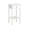 Brandneu 🎁 Steens Furniture A/S Tromsö Nachttisch Mit 1 Schublade Weiß 🎁