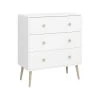 Neu 🔔 Steens Furniture A/S Steens - GAIA Kommode Mit 3 Schubladen - Material: MDF - Verarbeitung: Weiss- H X B X T - 92,4 X 81,1 X 39,6 Cm ⌛ -Steens Furniture A/S Verkäufe unnamed file 349