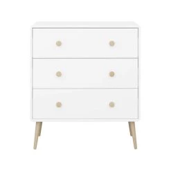 Neu 🔔 Steens Furniture A/S Steens - GAIA Kommode Mit 3 Schubladen - Material: MDF - Verarbeitung: Weiss- H X B X T - 92,4 X 81,1 X 39,6 Cm ⌛ -Steens Furniture A/S Verkäufe unnamed file 351