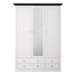 Schlussverkauf 💯 Steens Furniture A/S Steens - Monaco Kleiderschrank 2+1 Türen, 2+2 Schubladen - Material: Kiefer - Verarbeitung: White-Wash/kolonial Gebeizt 😀 -Steens Furniture A/S Verkäufe unnamed file 386