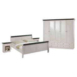 Schlussverkauf 💯 Steens Furniture A/S Steens - Monaco Kleiderschrank 2+1 Türen, 2+2 Schubladen - Material: Kiefer - Verarbeitung: White-Wash/kolonial Gebeizt 😀 -Steens Furniture A/S Verkäufe unnamed file 394