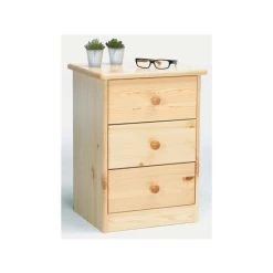 Neu 🔥 Steens Furniture A/S Steens - Mario Kommode 3 Schubladen - Material: Kiefer - Verarbeitung: Natur-Lackiert - H X B X T - 57 X 42 X 35 Cm 🎉 -Steens Furniture A/S Verkäufe unnamed file 4