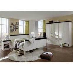 Großhandel 💯 Steens Furniture A/S Steens - Monaco Kleiderschrank 2+3 Glastüren, 4+2 Schubladen - Material: Kiefer - Verarbeitung: White-Wash/Stone 🎁 -Steens Furniture A/S Verkäufe unnamed file 422