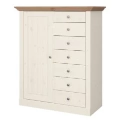 Bester Verkauf 🎉 Steens Furniture A/S Steens - Monaco Hochkommode 7 Schubladen, 1 Tür - Material: Kiefer - Verarbeitung: White-Wash/Stone 🛒 -Steens Furniture A/S Verkäufe unnamed file 430