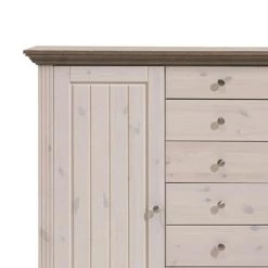 Bester Verkauf 🎉 Steens Furniture A/S Steens - Monaco Hochkommode 7 Schubladen, 1 Tür - Material: Kiefer - Verarbeitung: White-Wash/Stone 🛒 -Steens Furniture A/S Verkäufe unnamed file 438
