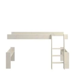 Bestpreis 🛒 Steens Furniture A/S Steens - Steens For Kids Umbauset Zum Halbhochschlafer - Material: Kiefer - Verarbeitung: White-Wash 🎁