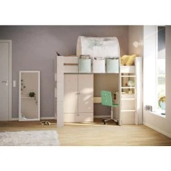 Bestpreis 🛒 Steens Furniture A/S Steens - Steens For Kids Umbauset Zum Halbhochschlafer - Material: Kiefer - Verarbeitung: White-Wash 🎁 -Steens Furniture A/S Verkäufe unnamed file 480