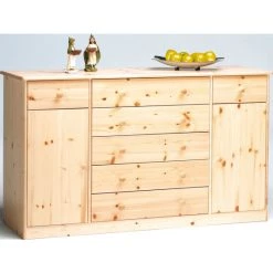 Am billigsten ✔️ Steens Furniture A/S Steens - Mario Sideboard 2-türig 5+2 Schubladen - Material: Kiefer - Verarbeitung: Natur-Lackiert - H X B X T - 89 X 151 X 48 Cm 🛒