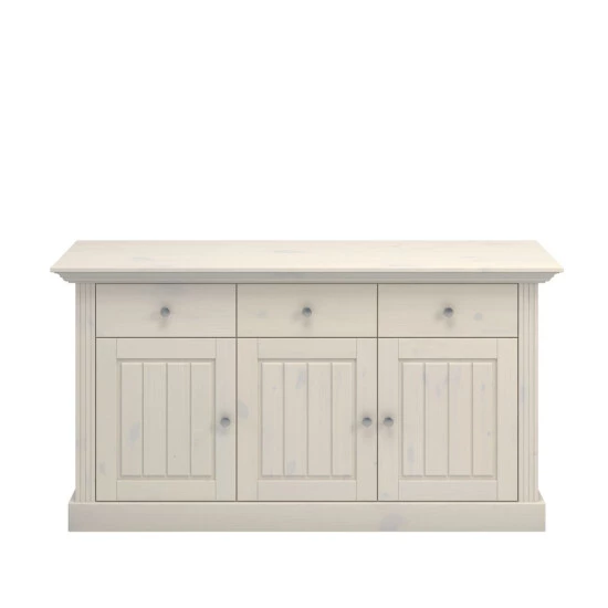 Angebote 💯 Steens Furniture A/S Steens - Sideboard, 3 Schubladen Und 3 Türen, Material Kiefer- Verarbeitung: Weiss Lasiert - H X B X T 78,1 X 145,2 X 46,5 Cm 🥰 4 Angebote 💯 Steens Furniture A/S Steens - Sideboard, 3 Schubladen Und 3 Türen, Material Kiefer- Verarbeitung: Weiss Lasiert - H X B X T 78,1 X 145,2 X 46,5 Cm 🥰 – Bild 2