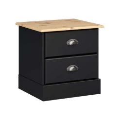 Top 10 ❤️ Steens Furniture A/S Steens - Nola Nachttisch Mit 2 Schubladen- Material: MDF/Kiefer - Verarbeitung: Kolonial/Gelaugt Lackiert- H X B X T 21,9 X 145,2 X 14,4 Cm 🧨