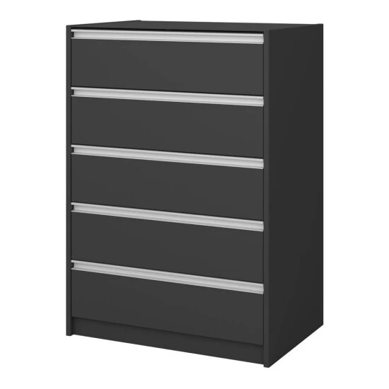 Bestpreis 🔥 Steens Furniture A/S Kommode Skyline Schwarz Inkl. Abdeckplatte Aus Glas Und 5 Schubladen Steens ❤️ 5 Bestpreis 🔥 Steens Furniture A/S Kommode Skyline Schwarz Inkl. Abdeckplatte Aus Glas Und 5 Schubladen Steens ❤️ – Bild 3