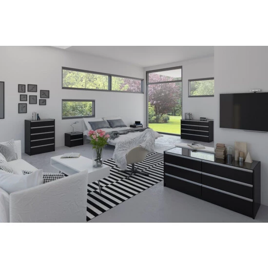 Bestpreis 🔥 Steens Furniture A/S Kommode Skyline Schwarz Inkl. Abdeckplatte Aus Glas Und 5 Schubladen Steens ❤️ 12 Bestpreis 🔥 Steens Furniture A/S Kommode Skyline Schwarz Inkl. Abdeckplatte Aus Glas Und 5 Schubladen Steens ❤️ – Bild 10