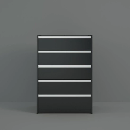 Bestpreis 🔥 Steens Furniture A/S Kommode Skyline Schwarz Inkl. Abdeckplatte Aus Glas Und 5 Schubladen Steens ❤️ 16 Bestpreis 🔥 Steens Furniture A/S Kommode Skyline Schwarz Inkl. Abdeckplatte Aus Glas Und 5 Schubladen Steens ❤️ – Bild 14