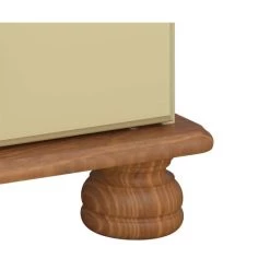 Schlussverkauf 🛒 Steens Furniture A/S Steens - Richmond Kleiderschrank 3 Türen Und 4 Schubladen - Material: Kiefer/MDF - Verarbeitung: Verarbeitung: Creme/braun Gebeizt - H X B X T - 185,1 X 129,4 X 57 Cm 😀 -Steens Furniture A/S Verkäufe unnamed file 611