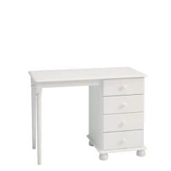 Schlussverkauf ✨ Steens Furniture A/S Steens - Frisiertisch, 4 Schubladen- Material MDF - Verarbeitung: Weiss - H X B X T 73,9 X 100,3 X 46,8 Cm 🔥