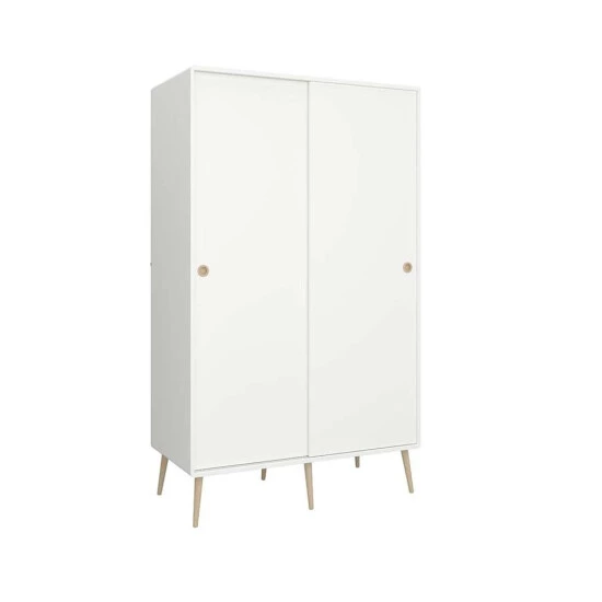 Bestes Angebot 🌟 Steens Furniture A/S Steens - Soft Line Kleiderschrank Mit 2 Schiebetüren- Material: MDF - Verarbeitung: Weiss- H X B X T - 190 X 113 X 56 Cm ✨ 6 Bestes Angebot 🌟 Steens Furniture A/S Steens - Soft Line Kleiderschrank Mit 2 Schiebetüren- Material: MDF - Verarbeitung: Weiss- H X B X T - 190 X 113 X 56 Cm ✨ – Bild 4