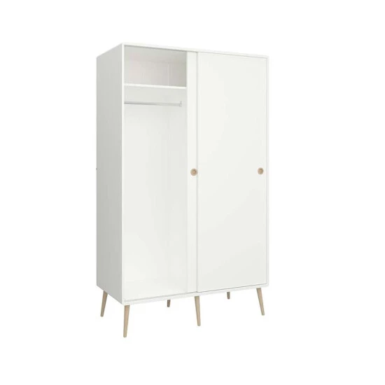 Bestes Angebot 🌟 Steens Furniture A/S Steens - Soft Line Kleiderschrank Mit 2 Schiebetüren- Material: MDF - Verarbeitung: Weiss- H X B X T - 190 X 113 X 56 Cm ✨ 7 Bestes Angebot 🌟 Steens Furniture A/S Steens - Soft Line Kleiderschrank Mit 2 Schiebetüren- Material: MDF - Verarbeitung: Weiss- H X B X T - 190 X 113 X 56 Cm ✨ – Bild 5